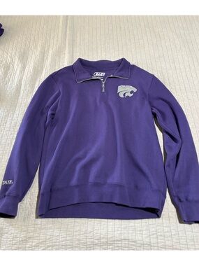 Purple Wildcats Half-Zip Pullover Sweatshirt